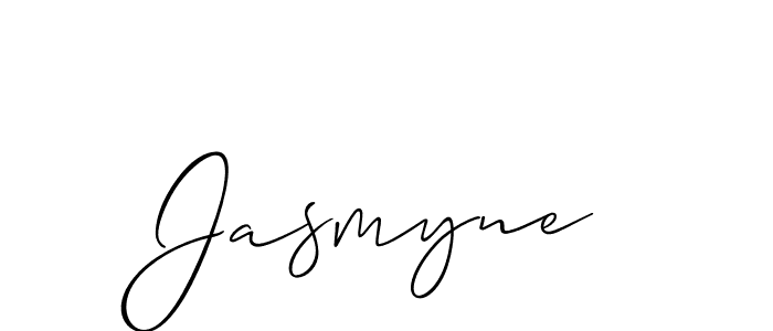 Allison_Script is a professional signature style that is perfect for those who want to add a touch of class to their signature. It is also a great choice for those who want to make their signature more unique. Get Jasmyne name to fancy signature for free. Jasmyne signature style 2 images and pictures png