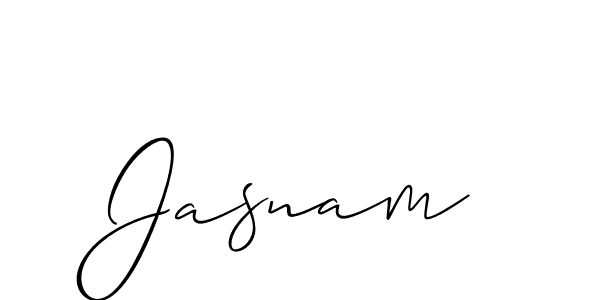 You can use this online signature creator to create a handwritten signature for the name Jasnam. This is the best online autograph maker. Jasnam signature style 2 images and pictures png
