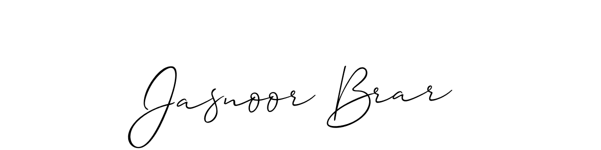 Once you've used our free online signature maker to create your best signature Allison_Script style, it's time to enjoy all of the benefits that Jasnoor Brar name signing documents. Jasnoor Brar signature style 2 images and pictures png
