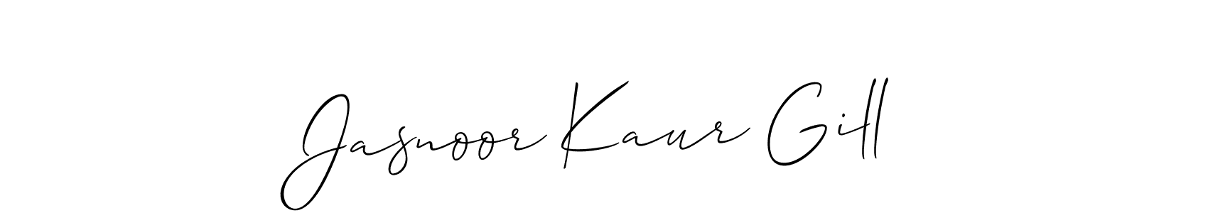 Here are the top 10 professional signature styles for the name Jasnoor Kaur Gill. These are the best autograph styles you can use for your name. Jasnoor Kaur Gill signature style 2 images and pictures png