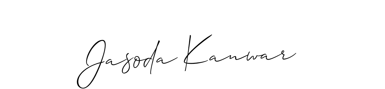 Once you've used our free online signature maker to create your best signature Allison_Script style, it's time to enjoy all of the benefits that Jasoda Kanwar name signing documents. Jasoda Kanwar signature style 2 images and pictures png