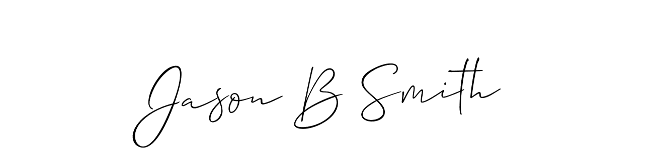Make a beautiful signature design for name Jason B Smith. Use this online signature maker to create a handwritten signature for free. Jason B Smith signature style 2 images and pictures png