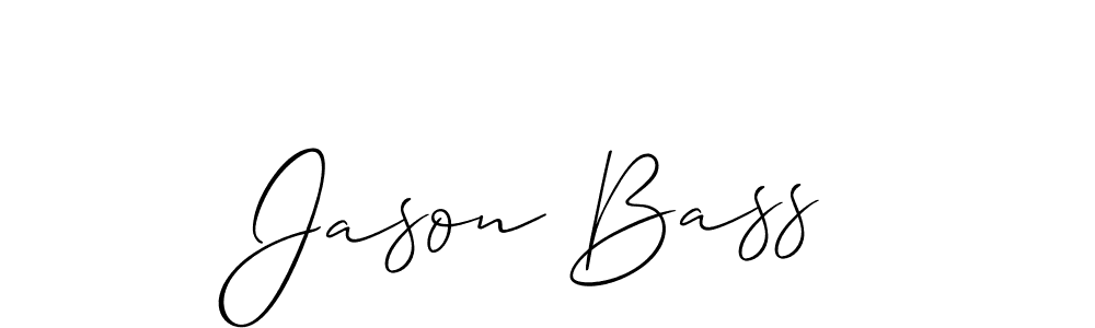 Create a beautiful signature design for name Jason Bass. With this signature (Allison_Script) fonts, you can make a handwritten signature for free. Jason Bass signature style 2 images and pictures png