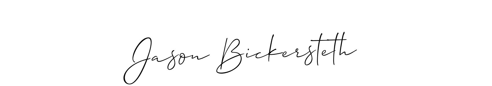 You can use this online signature creator to create a handwritten signature for the name Jason Bickersteth. This is the best online autograph maker. Jason Bickersteth signature style 2 images and pictures png