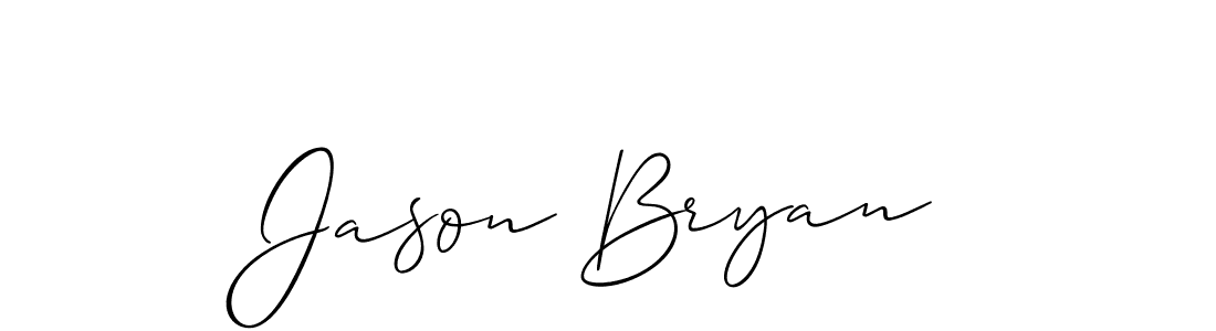 Design your own signature with our free online signature maker. With this signature software, you can create a handwritten (Allison_Script) signature for name Jason Bryan. Jason Bryan signature style 2 images and pictures png