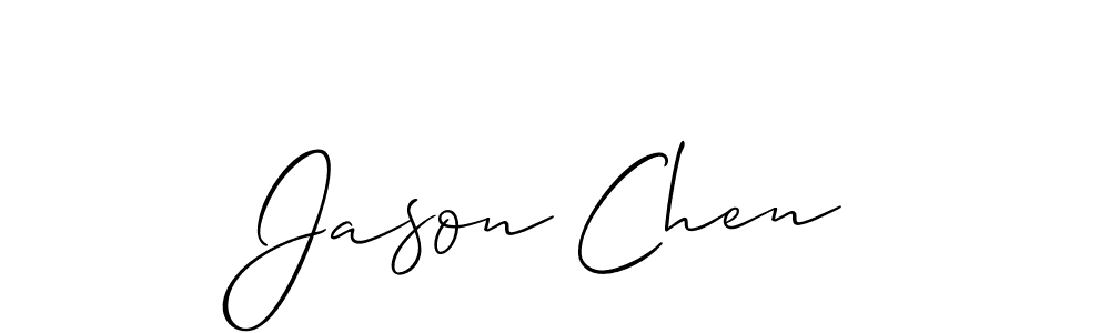 How to Draw Jason Chen signature style? Allison_Script is a latest design signature styles for name Jason Chen. Jason Chen signature style 2 images and pictures png
