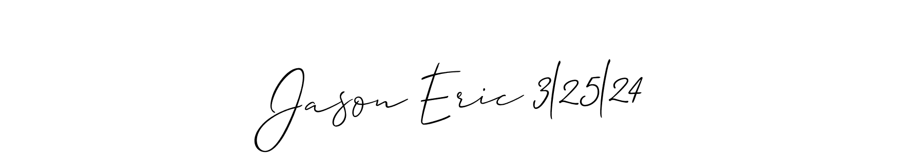 Also we have Jason Eric 3l25l24 name is the best signature style. Create professional handwritten signature collection using Allison_Script autograph style. Jason Eric 3l25l24 signature style 2 images and pictures png