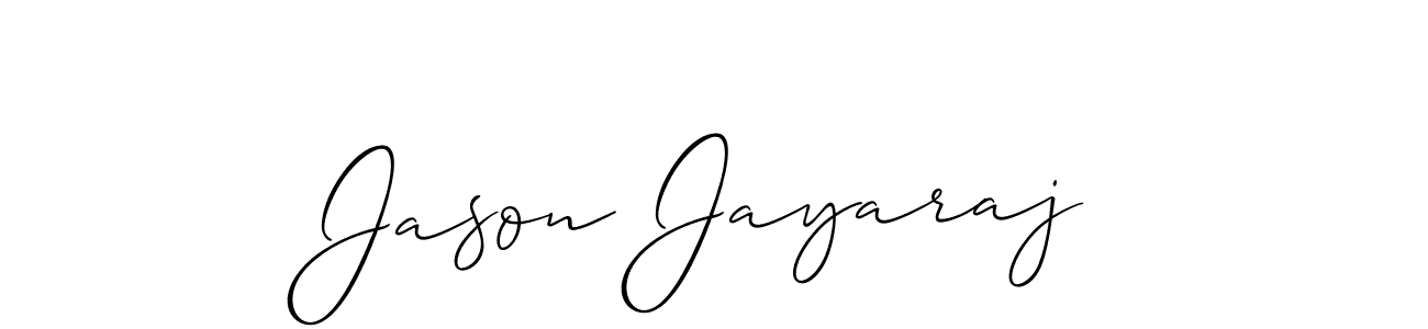 How to make Jason Jayaraj signature? Allison_Script is a professional autograph style. Create handwritten signature for Jason Jayaraj name. Jason Jayaraj signature style 2 images and pictures png