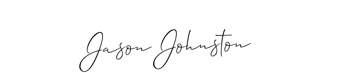 Allison_Script is a professional signature style that is perfect for those who want to add a touch of class to their signature. It is also a great choice for those who want to make their signature more unique. Get Jason Johnston name to fancy signature for free. Jason Johnston signature style 2 images and pictures png