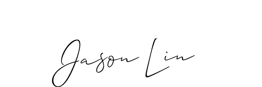 You should practise on your own different ways (Allison_Script) to write your name (Jason Lin) in signature. don't let someone else do it for you. Jason Lin signature style 2 images and pictures png