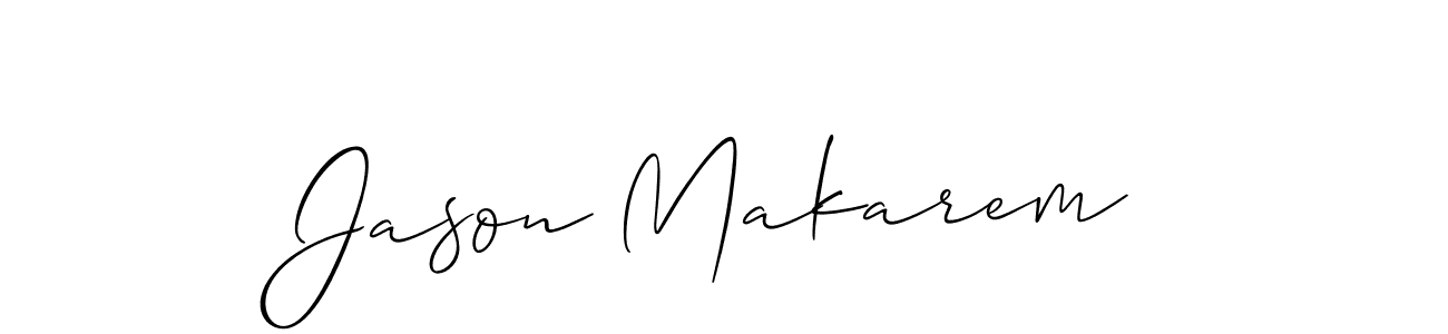 Also You can easily find your signature by using the search form. We will create Jason Makarem name handwritten signature images for you free of cost using Allison_Script sign style. Jason Makarem signature style 2 images and pictures png