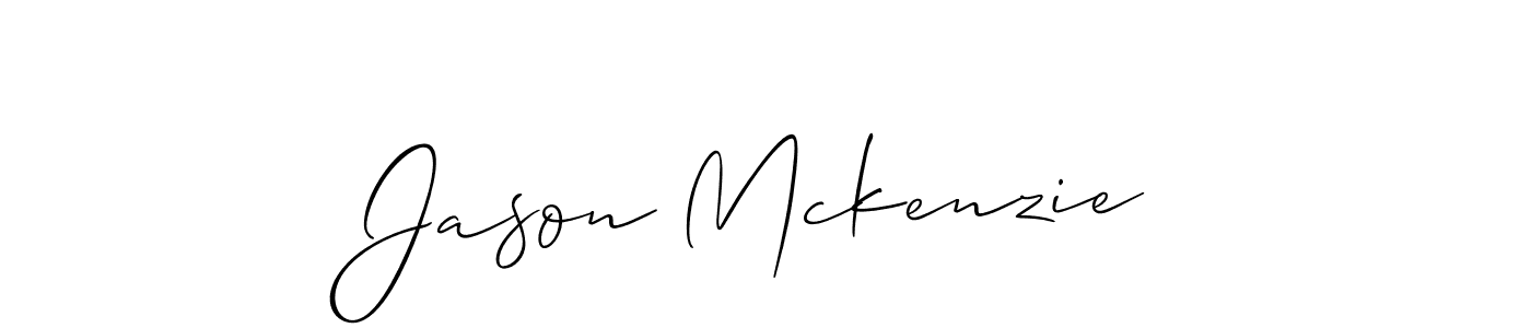 Jason Mckenzie stylish signature style. Best Handwritten Sign (Allison_Script) for my name. Handwritten Signature Collection Ideas for my name Jason Mckenzie. Jason Mckenzie signature style 2 images and pictures png