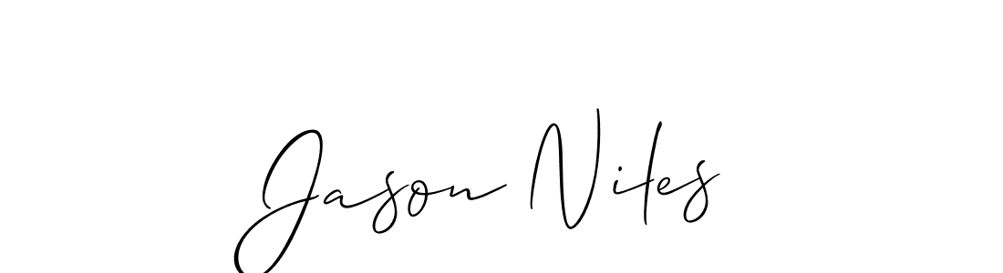 How to make Jason Niles signature? Allison_Script is a professional autograph style. Create handwritten signature for Jason Niles name. Jason Niles signature style 2 images and pictures png
