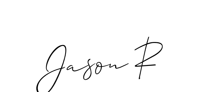 Also we have Jason R name is the best signature style. Create professional handwritten signature collection using Allison_Script autograph style. Jason R signature style 2 images and pictures png