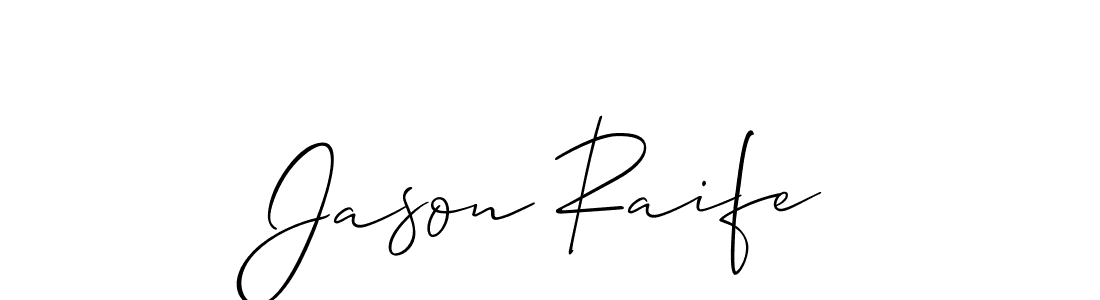 if you are searching for the best signature style for your name Jason Raife. so please give up your signature search. here we have designed multiple signature styles  using Allison_Script. Jason Raife signature style 2 images and pictures png