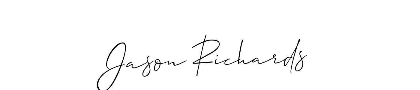 Also You can easily find your signature by using the search form. We will create Jason Richards name handwritten signature images for you free of cost using Allison_Script sign style. Jason Richards signature style 2 images and pictures png