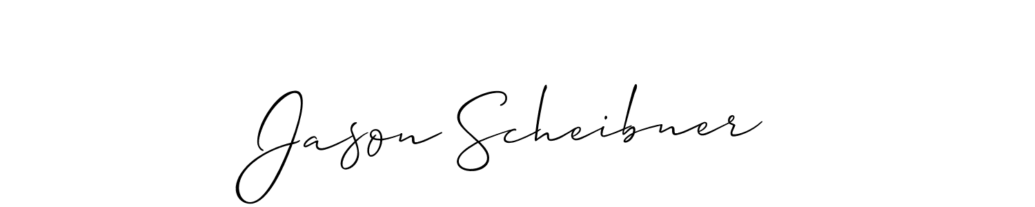 Make a beautiful signature design for name Jason Scheibner. With this signature (Allison_Script) style, you can create a handwritten signature for free. Jason Scheibner signature style 2 images and pictures png