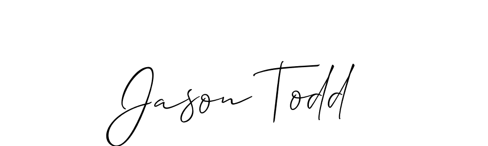 You should practise on your own different ways (Allison_Script) to write your name (Jason Todd) in signature. don't let someone else do it for you. Jason Todd signature style 2 images and pictures png