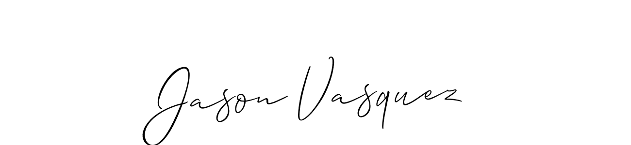 Similarly Allison_Script is the best handwritten signature design. Signature creator online .You can use it as an online autograph creator for name Jason Vasquez. Jason Vasquez signature style 2 images and pictures png