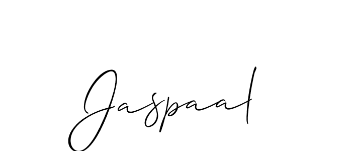 How to make Jaspaal name signature. Use Allison_Script style for creating short signs online. This is the latest handwritten sign. Jaspaal signature style 2 images and pictures png