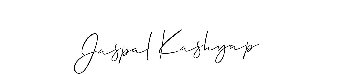 It looks lik you need a new signature style for name Jaspal Kashyap. Design unique handwritten (Allison_Script) signature with our free signature maker in just a few clicks. Jaspal Kashyap signature style 2 images and pictures png