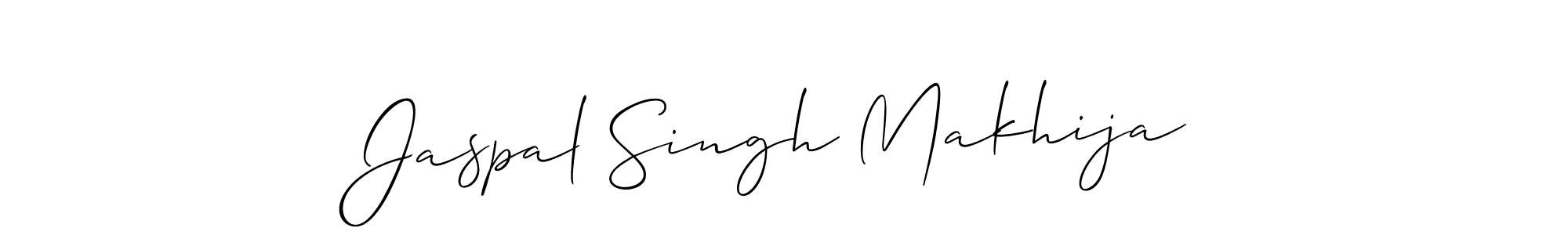 You should practise on your own different ways (Allison_Script) to write your name (Jaspal Singh Makhija) in signature. don't let someone else do it for you. Jaspal Singh Makhija signature style 2 images and pictures png
