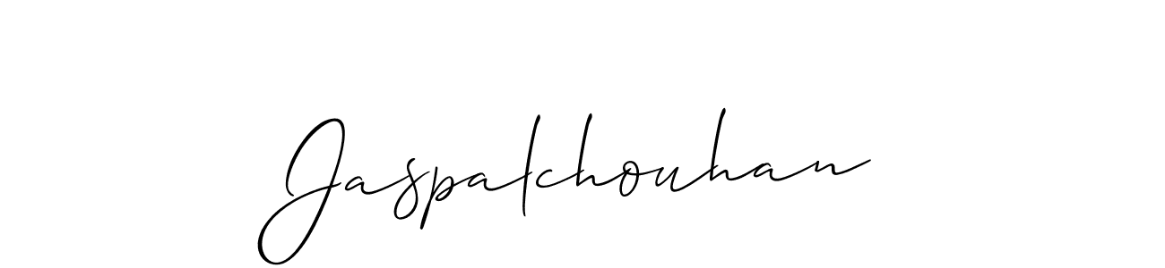 How to make Jaspalchouhan name signature. Use Allison_Script style for creating short signs online. This is the latest handwritten sign. Jaspalchouhan signature style 2 images and pictures png