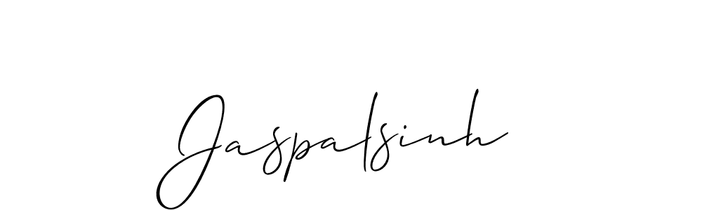 Also we have Jaspalsinh name is the best signature style. Create professional handwritten signature collection using Allison_Script autograph style. Jaspalsinh signature style 2 images and pictures png