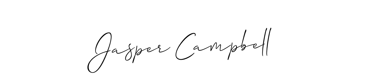 How to make Jasper Campbell signature? Allison_Script is a professional autograph style. Create handwritten signature for Jasper Campbell name. Jasper Campbell signature style 2 images and pictures png