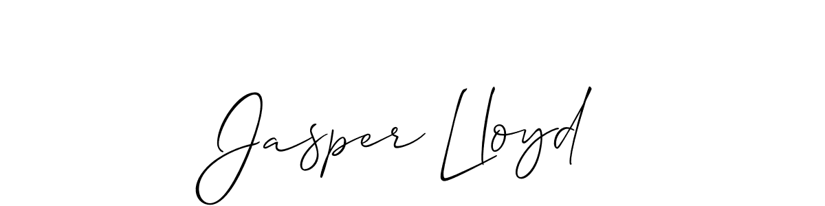 Jasper Lloyd stylish signature style. Best Handwritten Sign (Allison_Script) for my name. Handwritten Signature Collection Ideas for my name Jasper Lloyd. Jasper Lloyd signature style 2 images and pictures png