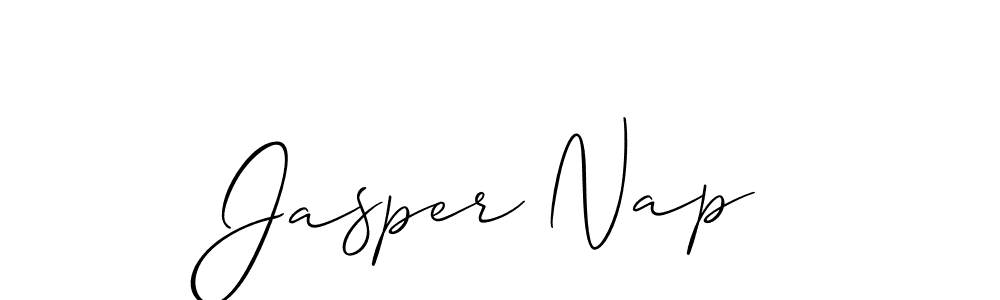 Allison_Script is a professional signature style that is perfect for those who want to add a touch of class to their signature. It is also a great choice for those who want to make their signature more unique. Get Jasper Nap name to fancy signature for free. Jasper Nap signature style 2 images and pictures png