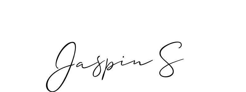 Make a short Jaspin S signature style. Manage your documents anywhere anytime using Allison_Script. Create and add eSignatures, submit forms, share and send files easily. Jaspin S signature style 2 images and pictures png