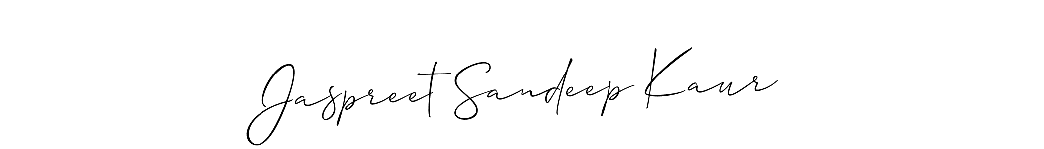 Best and Professional Signature Style for Jaspreet Sandeep Kaur. Allison_Script Best Signature Style Collection. Jaspreet Sandeep Kaur signature style 2 images and pictures png
