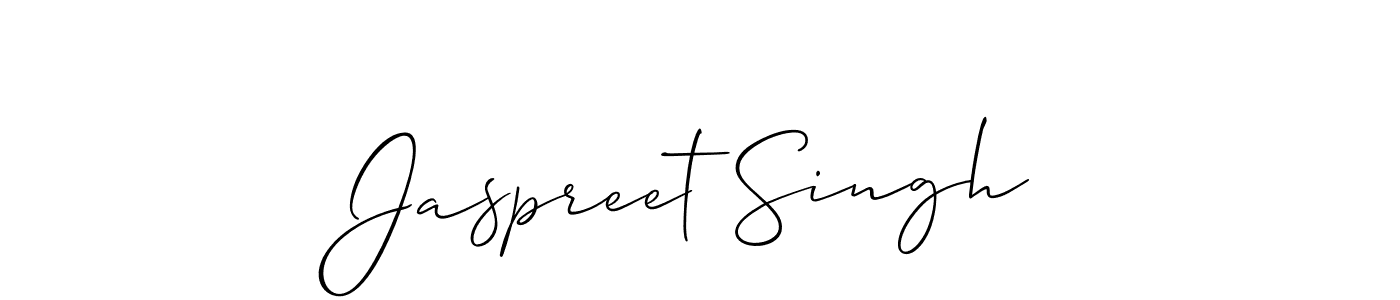 Design your own signature with our free online signature maker. With this signature software, you can create a handwritten (Allison_Script) signature for name Jaspreet Singh. Jaspreet Singh signature style 2 images and pictures png
