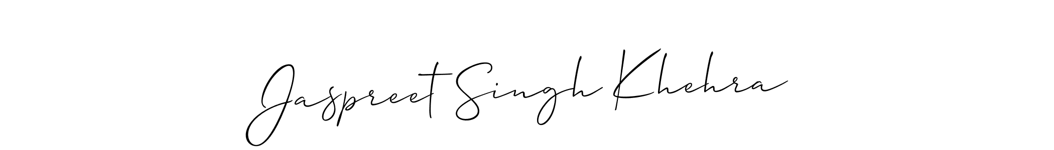 if you are searching for the best signature style for your name Jaspreet Singh Khehra. so please give up your signature search. here we have designed multiple signature styles  using Allison_Script. Jaspreet Singh Khehra signature style 2 images and pictures png