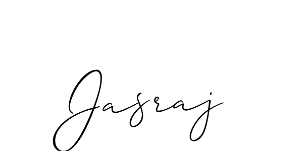 Design your own signature with our free online signature maker. With this signature software, you can create a handwritten (Allison_Script) signature for name Jasraj. Jasraj signature style 2 images and pictures png