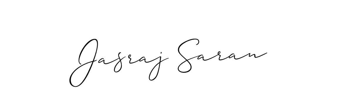 Also we have Jasraj Saran name is the best signature style. Create professional handwritten signature collection using Allison_Script autograph style. Jasraj Saran signature style 2 images and pictures png