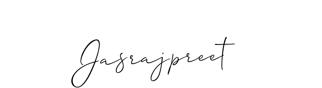Also we have Jasrajpreet name is the best signature style. Create professional handwritten signature collection using Allison_Script autograph style. Jasrajpreet signature style 2 images and pictures png