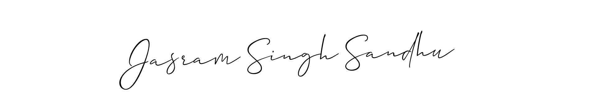 This is the best signature style for the Jasram Singh Sandhu name. Also you like these signature font (Allison_Script). Mix name signature. Jasram Singh Sandhu signature style 2 images and pictures png