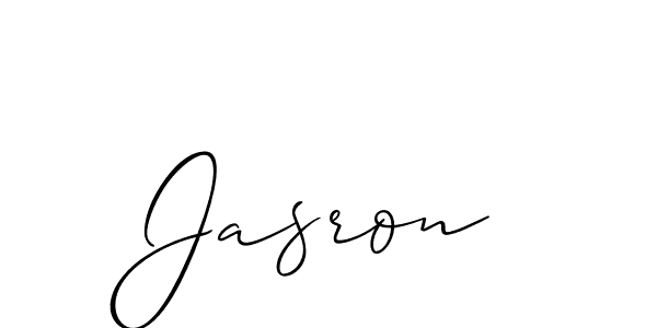 Make a beautiful signature design for name Jasron. Use this online signature maker to create a handwritten signature for free. Jasron signature style 2 images and pictures png