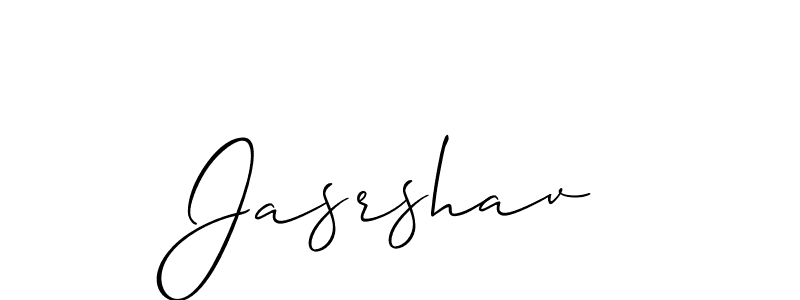 Use a signature maker to create a handwritten signature online. With this signature software, you can design (Allison_Script) your own signature for name Jasrshav. Jasrshav signature style 2 images and pictures png
