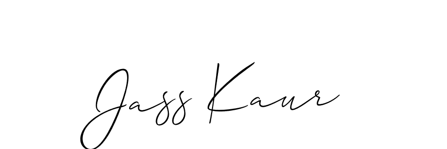 Also You can easily find your signature by using the search form. We will create Jass Kaur name handwritten signature images for you free of cost using Allison_Script sign style. Jass Kaur signature style 2 images and pictures png