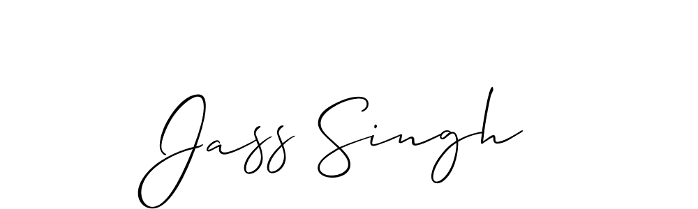 Allison_Script is a professional signature style that is perfect for those who want to add a touch of class to their signature. It is also a great choice for those who want to make their signature more unique. Get Jass Singh name to fancy signature for free. Jass Singh signature style 2 images and pictures png