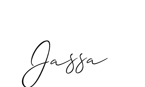 You should practise on your own different ways (Allison_Script) to write your name (Jassa) in signature. don't let someone else do it for you. Jassa signature style 2 images and pictures png