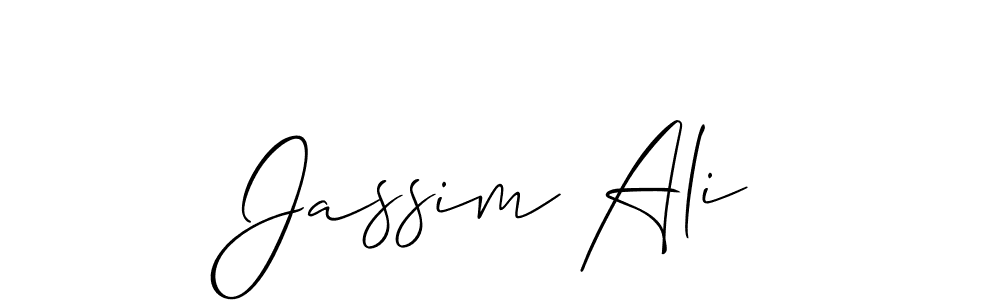 It looks lik you need a new signature style for name Jassim Ali. Design unique handwritten (Allison_Script) signature with our free signature maker in just a few clicks. Jassim Ali signature style 2 images and pictures png