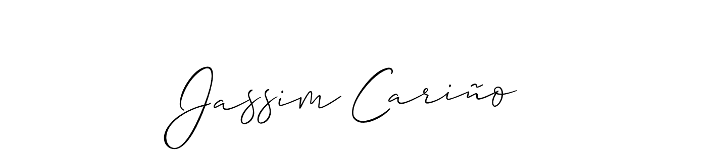Once you've used our free online signature maker to create your best signature Allison_Script style, it's time to enjoy all of the benefits that Jassim Cariño name signing documents. Jassim Cariño signature style 2 images and pictures png