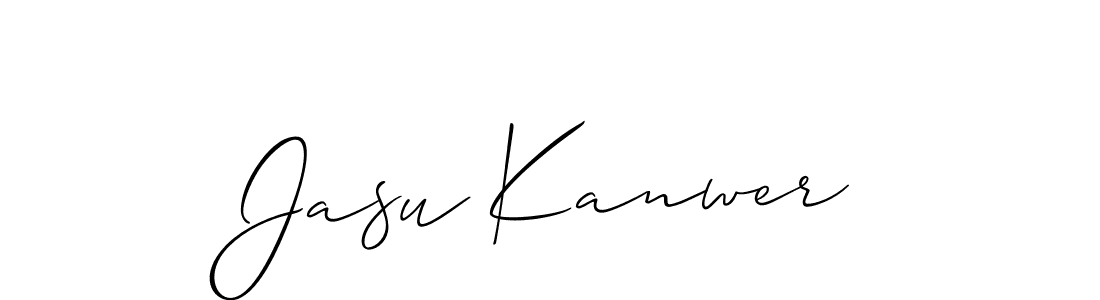 Make a beautiful signature design for name Jasu Kanwer. Use this online signature maker to create a handwritten signature for free. Jasu Kanwer signature style 2 images and pictures png