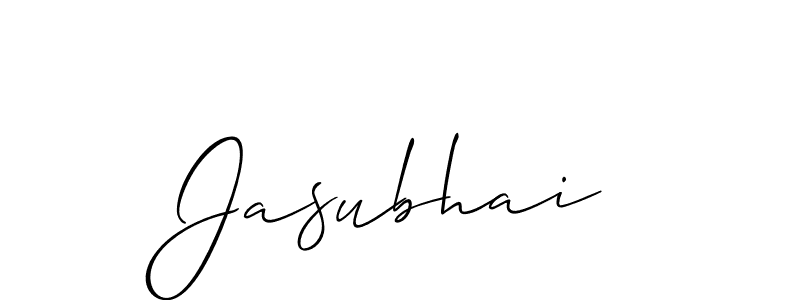 You should practise on your own different ways (Allison_Script) to write your name (Jasubhai) in signature. don't let someone else do it for you. Jasubhai signature style 2 images and pictures png