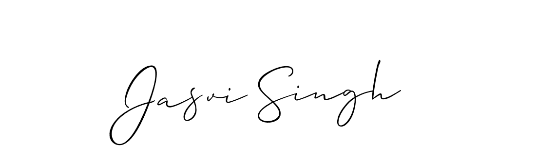 The best way (Allison_Script) to make a short signature is to pick only two or three words in your name. The name Jasvi Singh include a total of six letters. For converting this name. Jasvi Singh signature style 2 images and pictures png