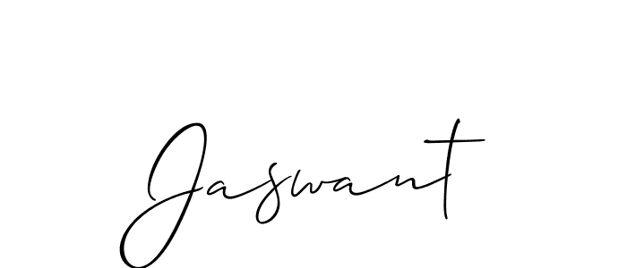 Create a beautiful signature design for name Jaswant. With this signature (Allison_Script) fonts, you can make a handwritten signature for free. Jaswant signature style 2 images and pictures png